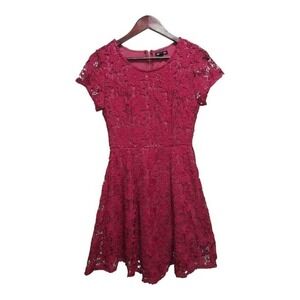 Red lace dress by‎ Max & Ash.  Size Medium